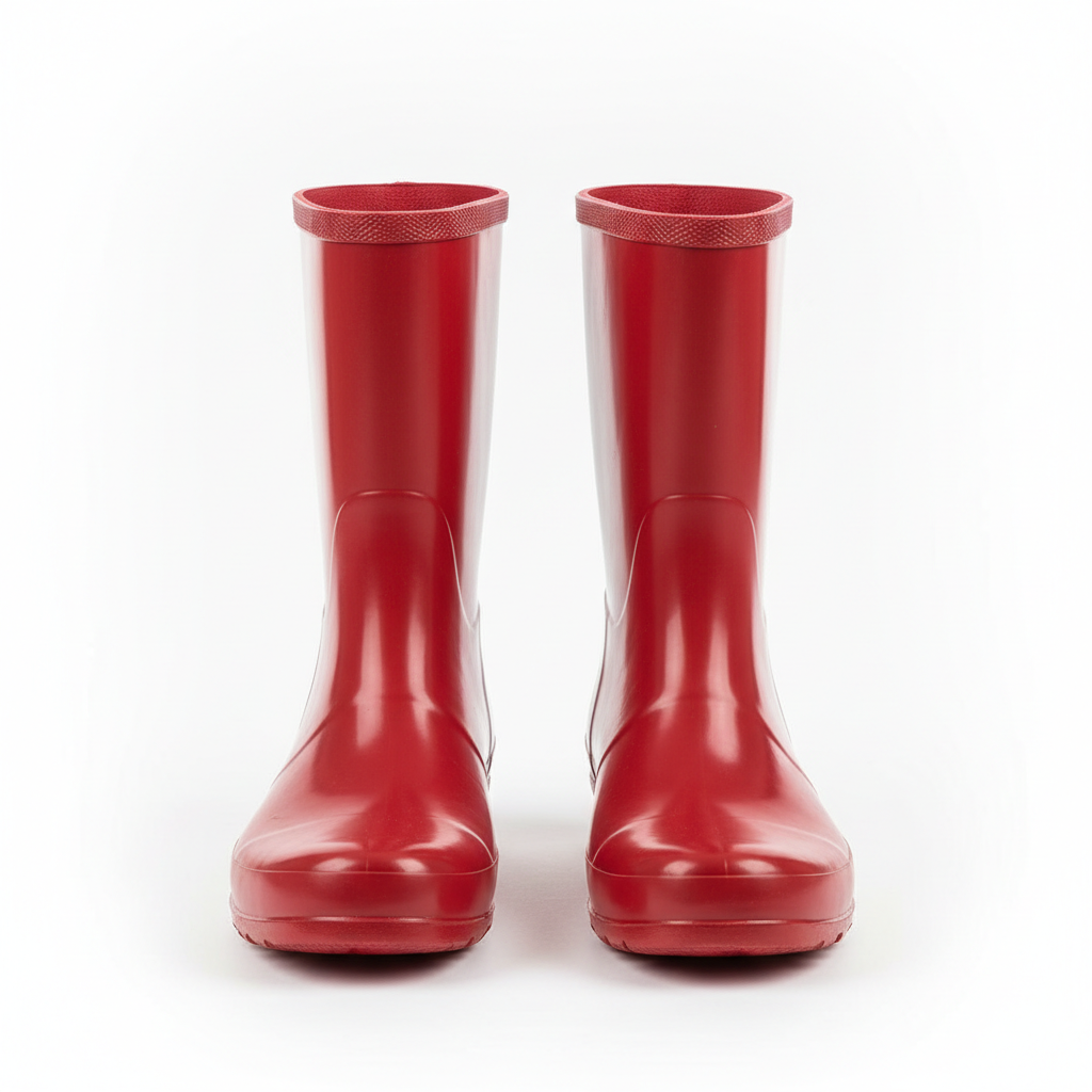 Classic Rain Boots - Glossy Red Rubber